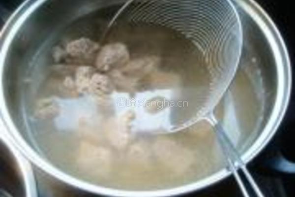 萝卜牛腩煲的做法图解4