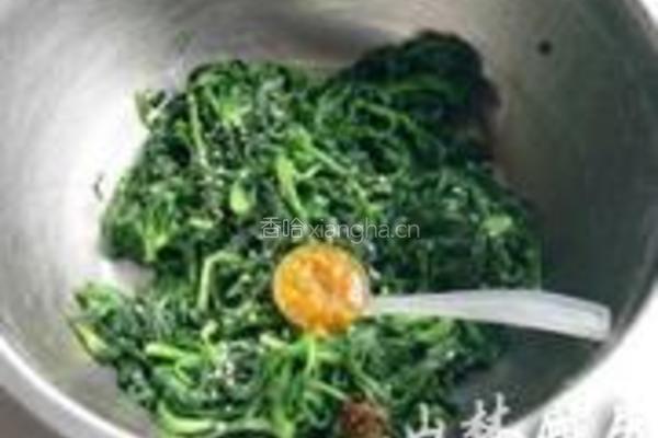 凉拌苦菜的做法图解6