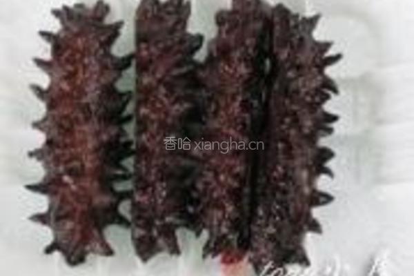 葱爆海参的做法图解1
