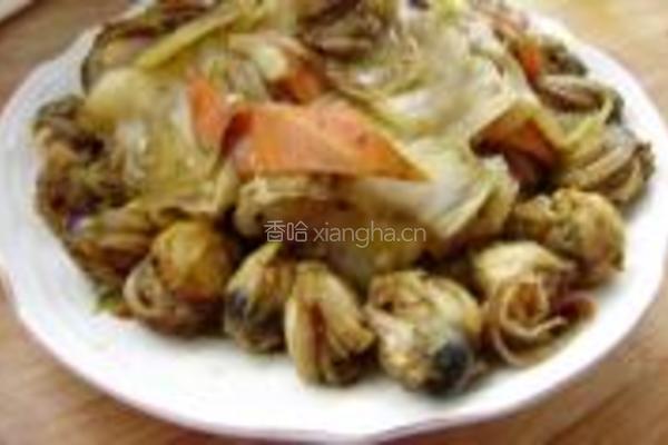 扇贝炒白菜的做法图解10