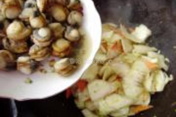 扇贝炒白菜的做法图解8