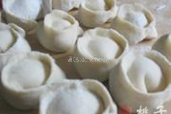 鲜虾黄瓜元宝包的做法图解11