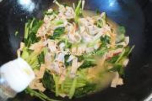 千张烧青菜的做法图解8