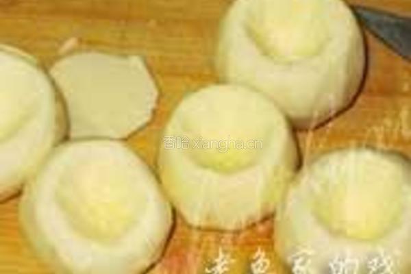 慈菇酿肉的做法图解4