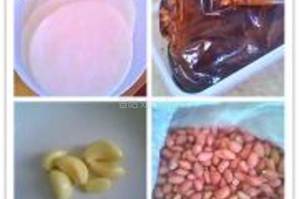 花生米豆瓣饵块的做法图解1