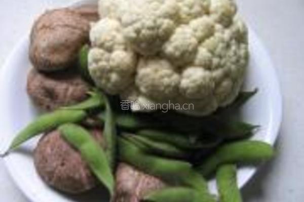 鲍汁菜花的做法图解1