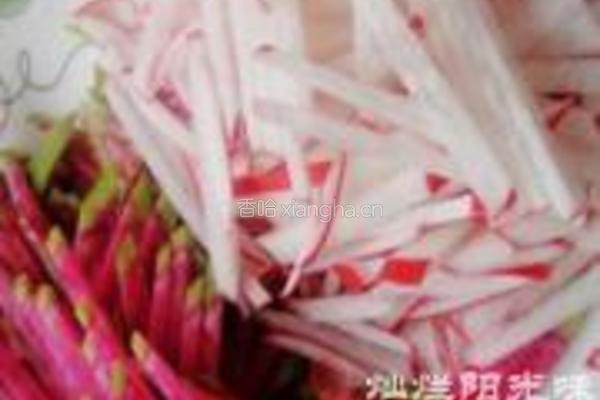 糖醋萝卜丝的做法图解6
