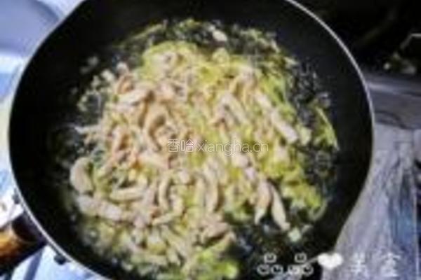 雪菜肉丝面的做法图解10