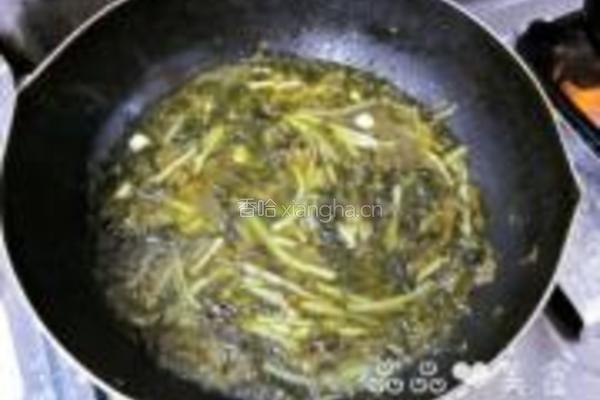 雪菜肉丝面的做法图解7