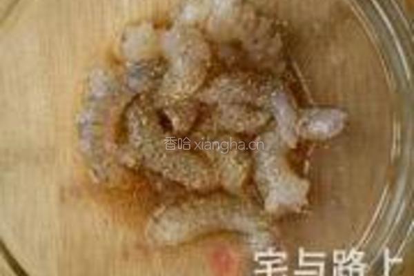 萝卜丝鲜虾煎饼的做法图解2