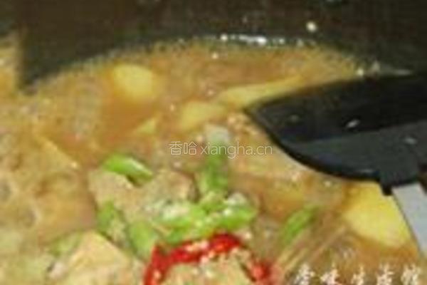 咖喱土豆炖排骨的做法图解6