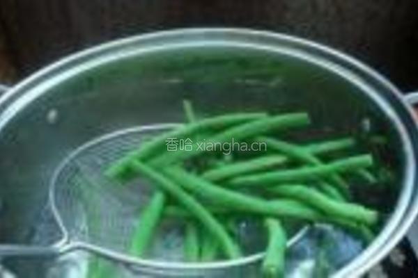 无油舂豇豆的做法图解2