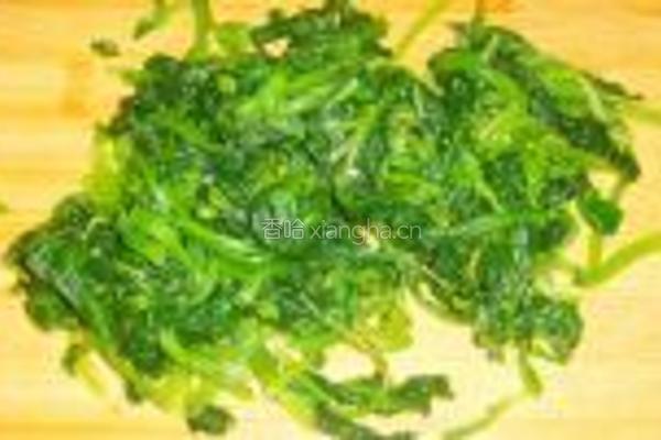 麻酱菠菜墩的做法图解3