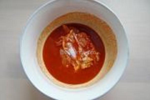 青椒鸡腿批萨的做法图解5