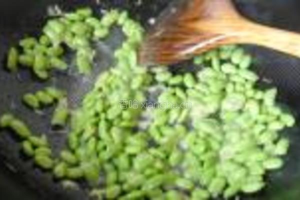 榨菜肉丝炒毛豆的做法图解6