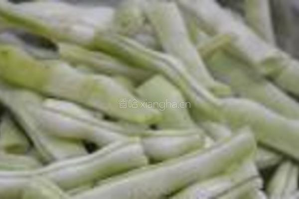 干煸芸豆的做法图解1