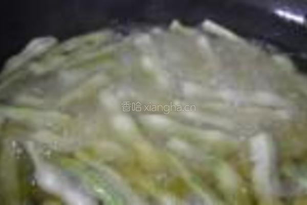 干煸芸豆的做法图解4