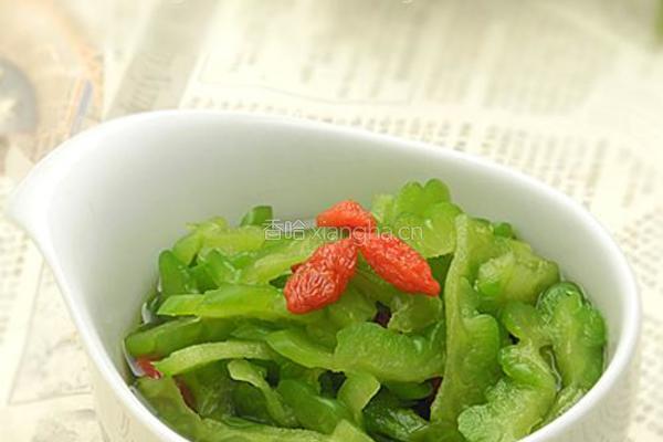 蜜汁苦瓜