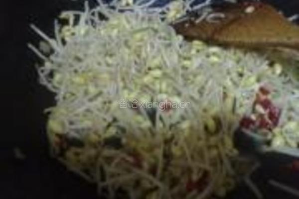 豉油豆芽饭的做法图解3