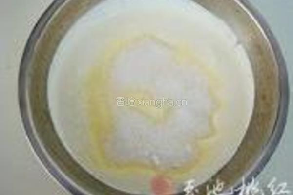 黄桃奶油蛋糕的做法图解3