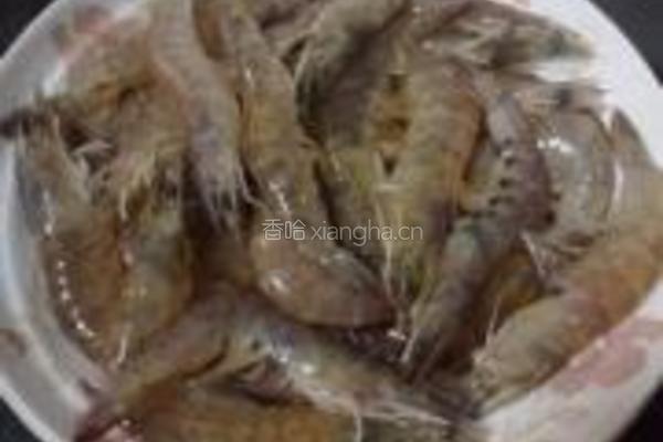 白灼虾的做法图解1