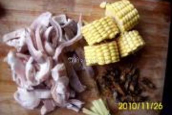 猪肚蛏干汤的做法图解1
