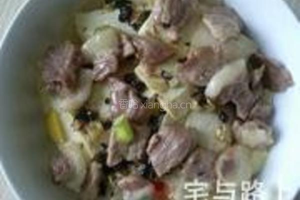剁椒豆豉蒸香干的做法图解11