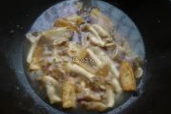 豆腐酱烧平菇的做法图解6