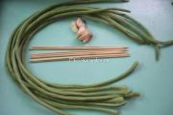 冰镇豇豆卷的做法图解1