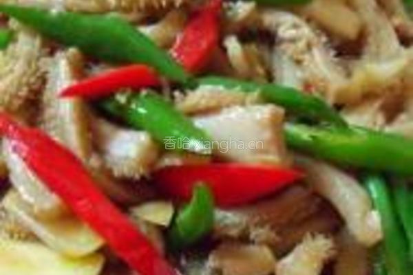 蚝油牛肚的做法图解4