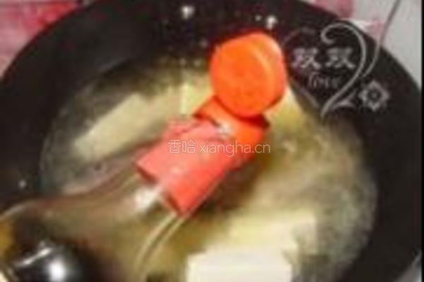 豆腐炖鱼的做法图解4