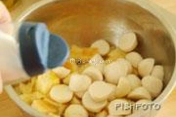 香烤鱼丸烧饼的做法图解4