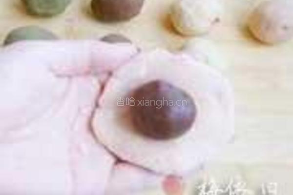 白豆沙冰皮月饼的做法图解8