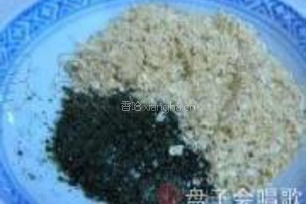 虾粉海苔苏打小饼的做法图解2