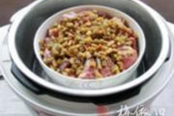 酸豇豆蒸排骨的做法图解9