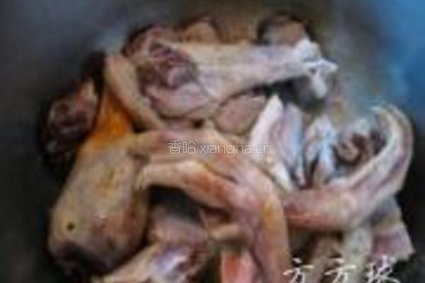 压锅大鹅炖土豆的做法图解4