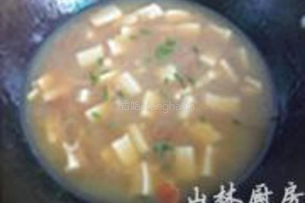 虫草花豆腐汤的做法图解8