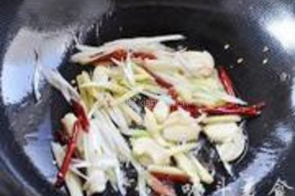 肉末黄豆芽炒粉条的做法图解4