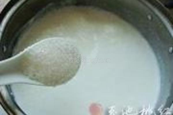 牛奶蜜豆冰糕的做法图解1
