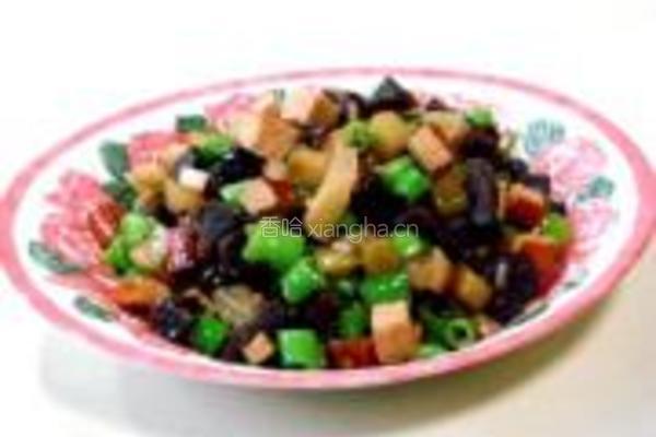 香干尖椒炒酱菜的做法图解10