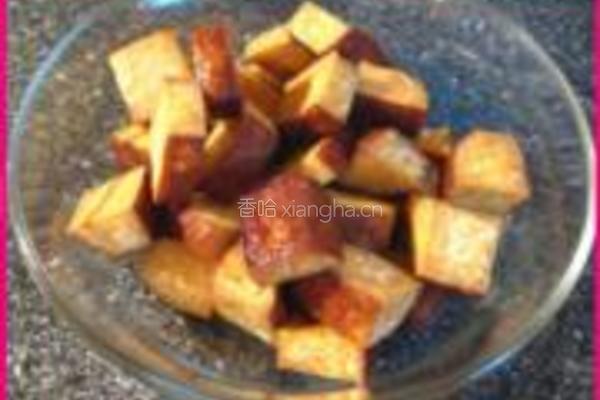 豆干炒青红椒的做法图解2