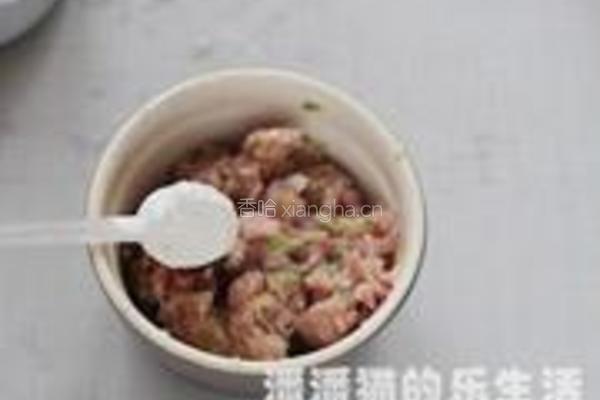 肉蒸鸡蛋糕的做法图解3
