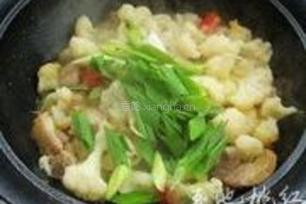 干煸菜花五花肉的做法图解6