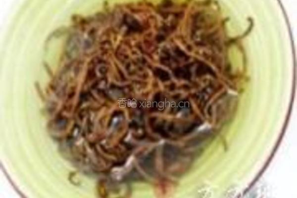 蕨菜扣肉的做法图解2