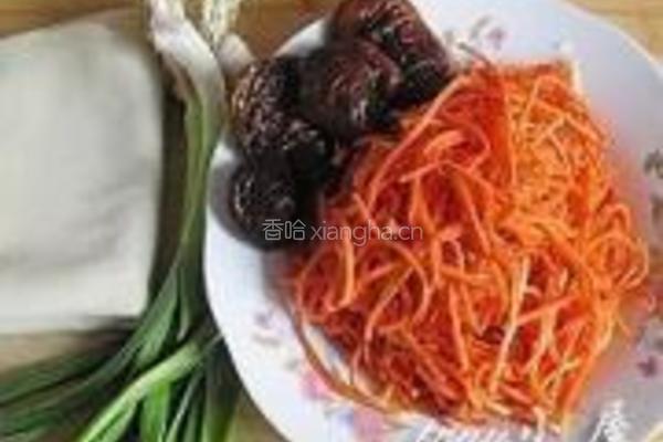 自制干胡萝卜丝小炒的做法图解5