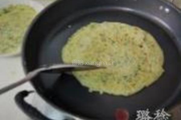 荠荠菜蛋香饼的做法图解5