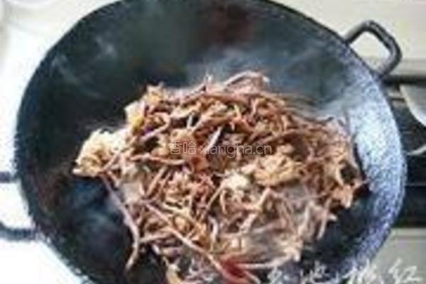 茶树菇干锅鸡的做法图解5