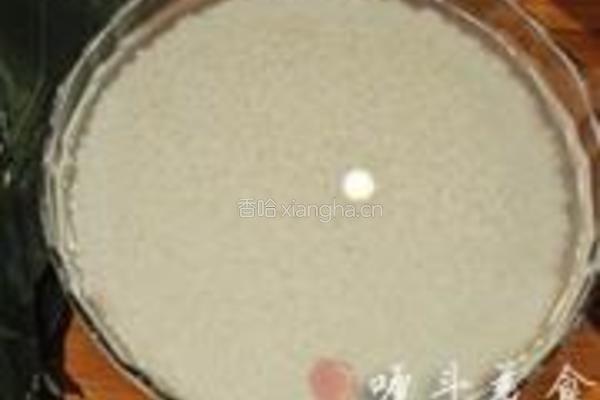 花生蜜枣粽子的做法图解2