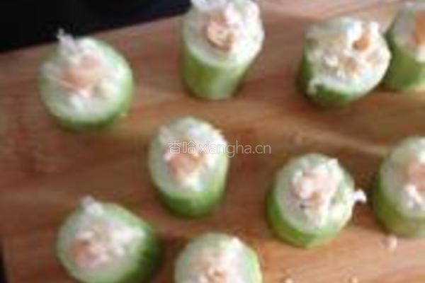蒜泥干贝丝瓜盅的做法图解5