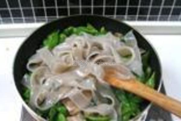 油豆角烧川粉的做法图解5